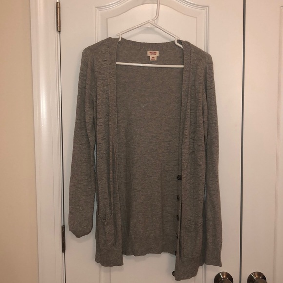 Mossimo Gray Cardigan - Picture 1 of 3